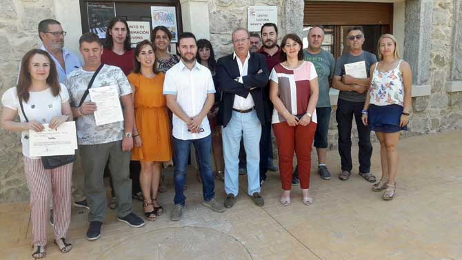 Clausura del programa mixto de formación en La Adrada.