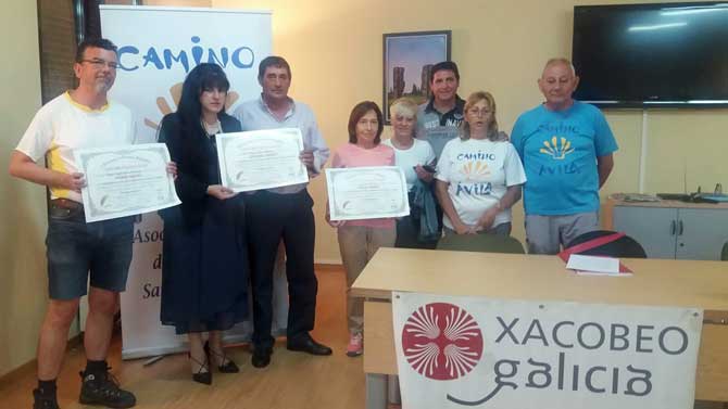 Entrega de premios del concurso de cuentos sobre el Camino de Santiago.