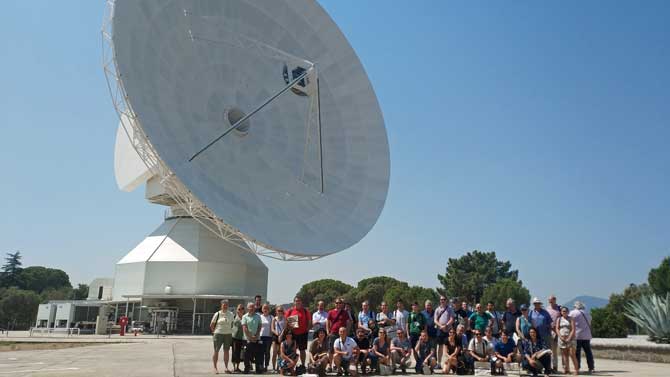 Curso de Verano de la UNED en la estaci&oacute;n de la ESA en Cebreros.