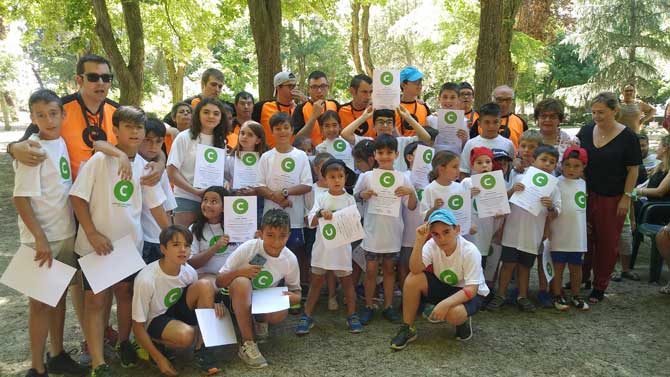 Participantes en el campus de La Casa Grande de Martiherrero.