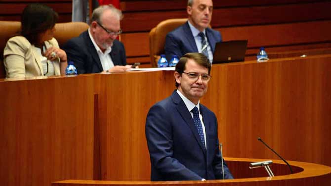 Fernández Mañueco, nuevo presidente de la Junta de Castilla y León.