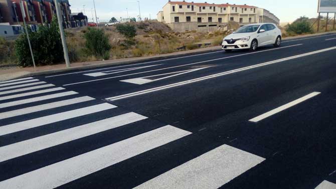 Avenida de la Unión Europea el lunes por la tarde.