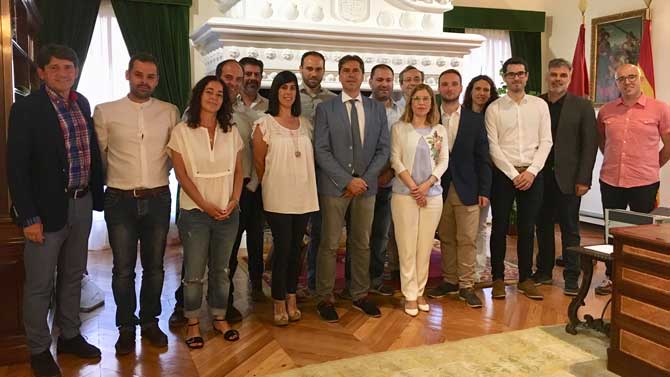 Miembros del proyecto europeo Gefrecon en la Diputaci&oacute;n de &Aacute;vila.