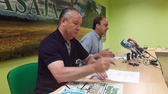 Donaciano Dujo y Joaquin Antonio Pino en rueda de prensa.