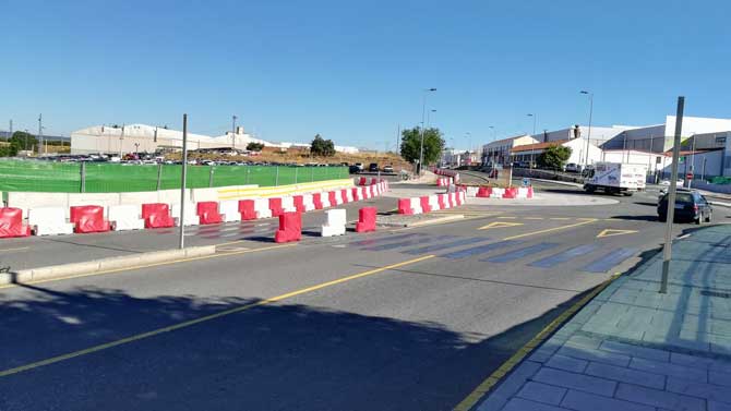 Obras en la calle Jorge Ruiz de Santayana.