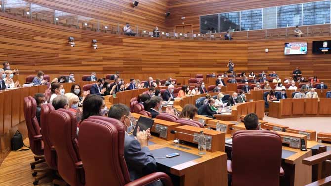 Pleno sobre el estado de la regi&oacute;n en las Cortes de Castilla y Le&oacute;n.