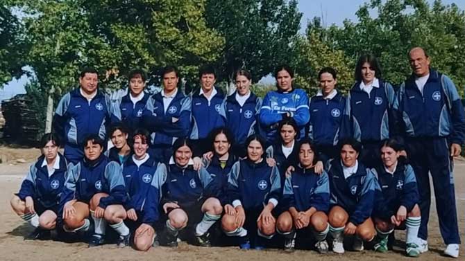 Antigua formaci&oacute;n del Casa Social Cat&oacute;lica de f&uacute;tbol femenino.