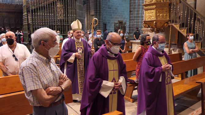 Funeral por los fallecidos por la Covid-19.