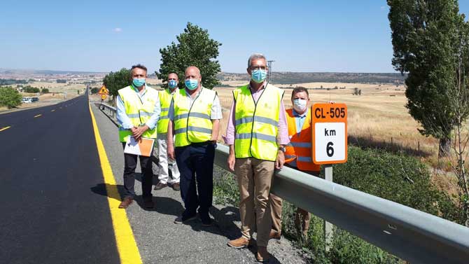 El delegado de la junta en la carretera CL-505.