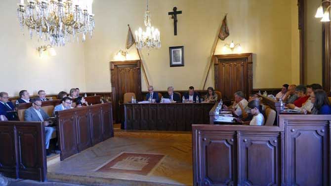 Último pleno sobre el estado de la ciudad, en 2018.