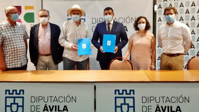 Convenio entre Diputación y de la DOP Vinos de Cebreros.