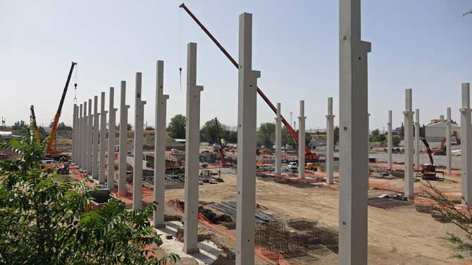 Obras de la nueva factor&iacute;a de Nissan en &Aacute;vila