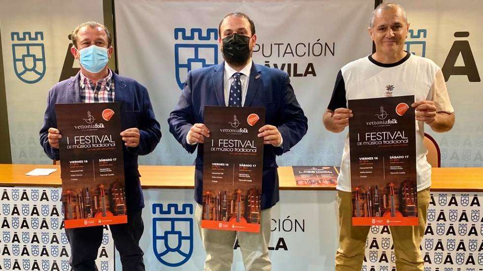 Presentación del I Festival de Música Tradicional 'Vettonia Folk'.