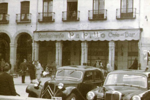 Fachada de Pepillo hacia 1950.