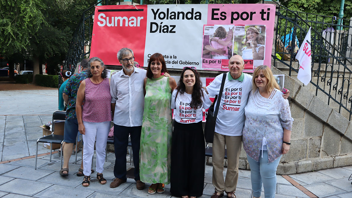 Candidatura de Sumar Ávila en el cierre de la campaña electoral