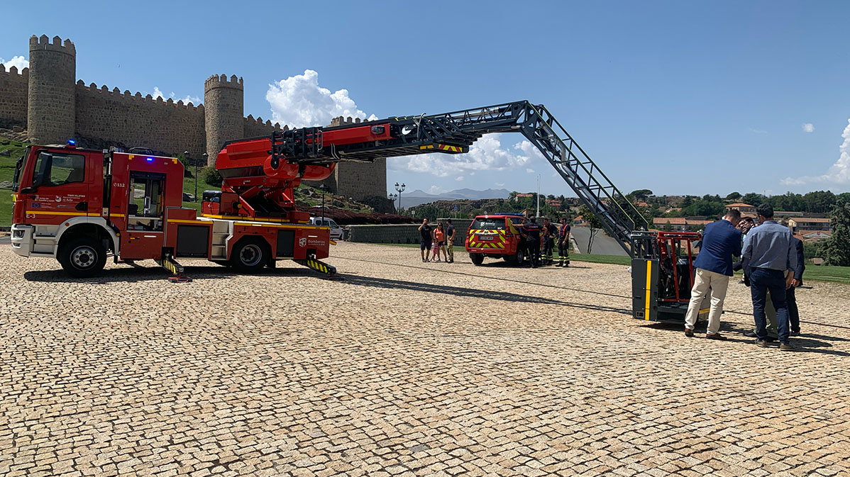 Nueva escala del servicio de Bomberos de &Aacute;vila