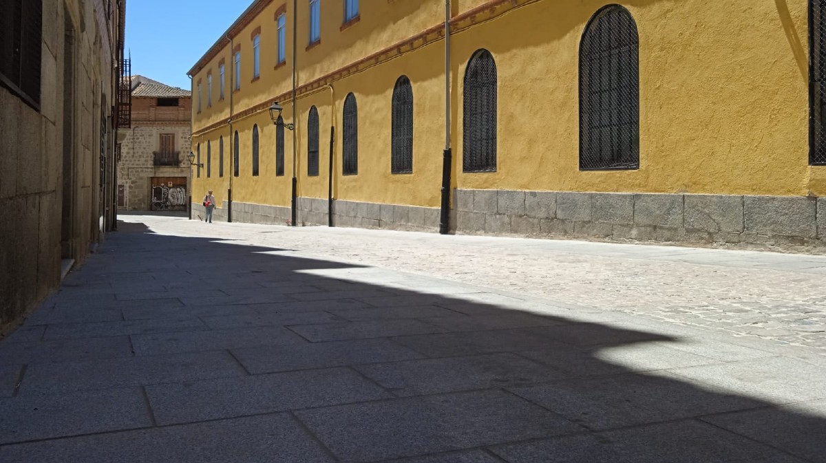 Calle Jimena Blázquez tras la remodelación.