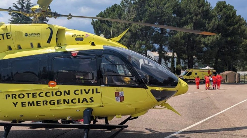 Rescate de la montañera accidentada en Gredos: Foto: Junta de Castilla y León.