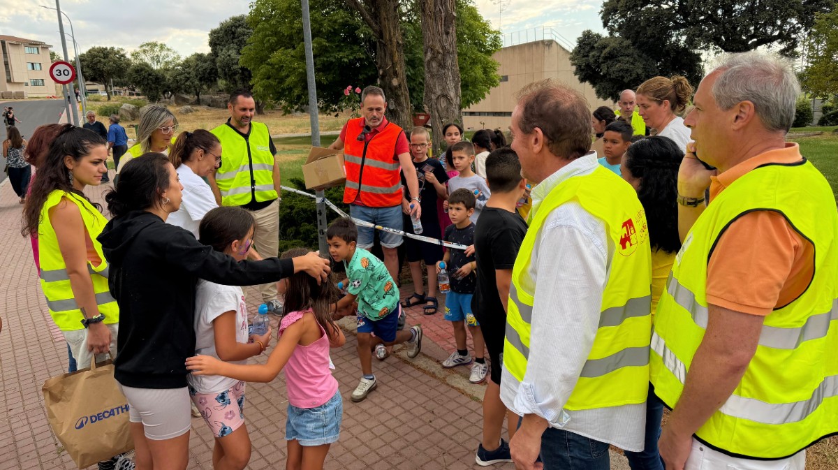 Cumpleaños de menores evacuados