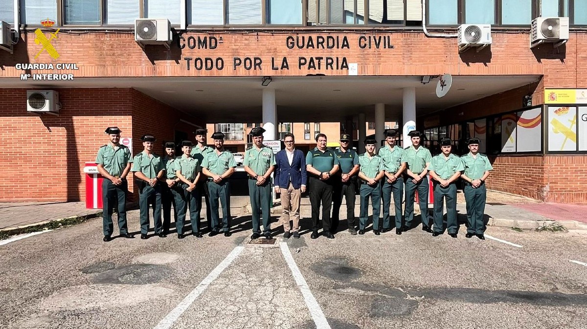 Guardias civiles alumnos inician su formación práctica en la provincia de Ávila