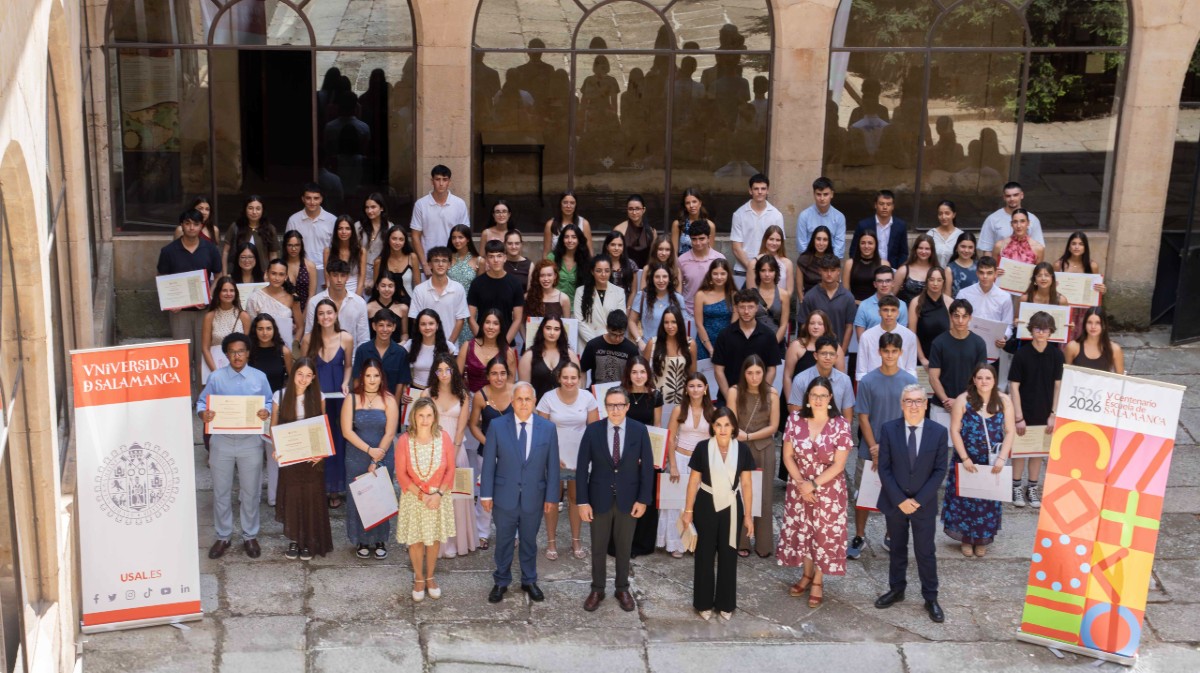 La Universidad de Salamanca reconoce a los 103 mejores estudiantes de la PAU.