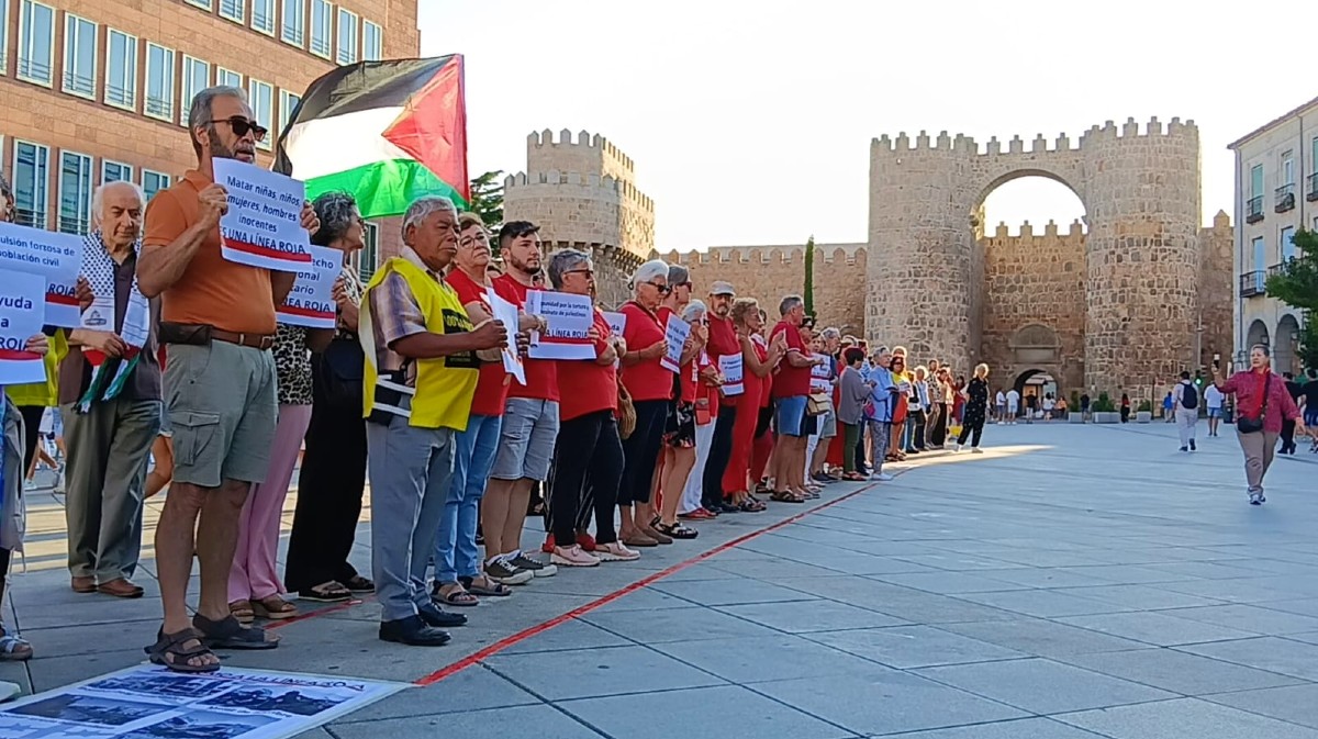 Acci&oacute;n de Amnist&iacute;a Internacional por la situaci&oacute;n de Palestina.