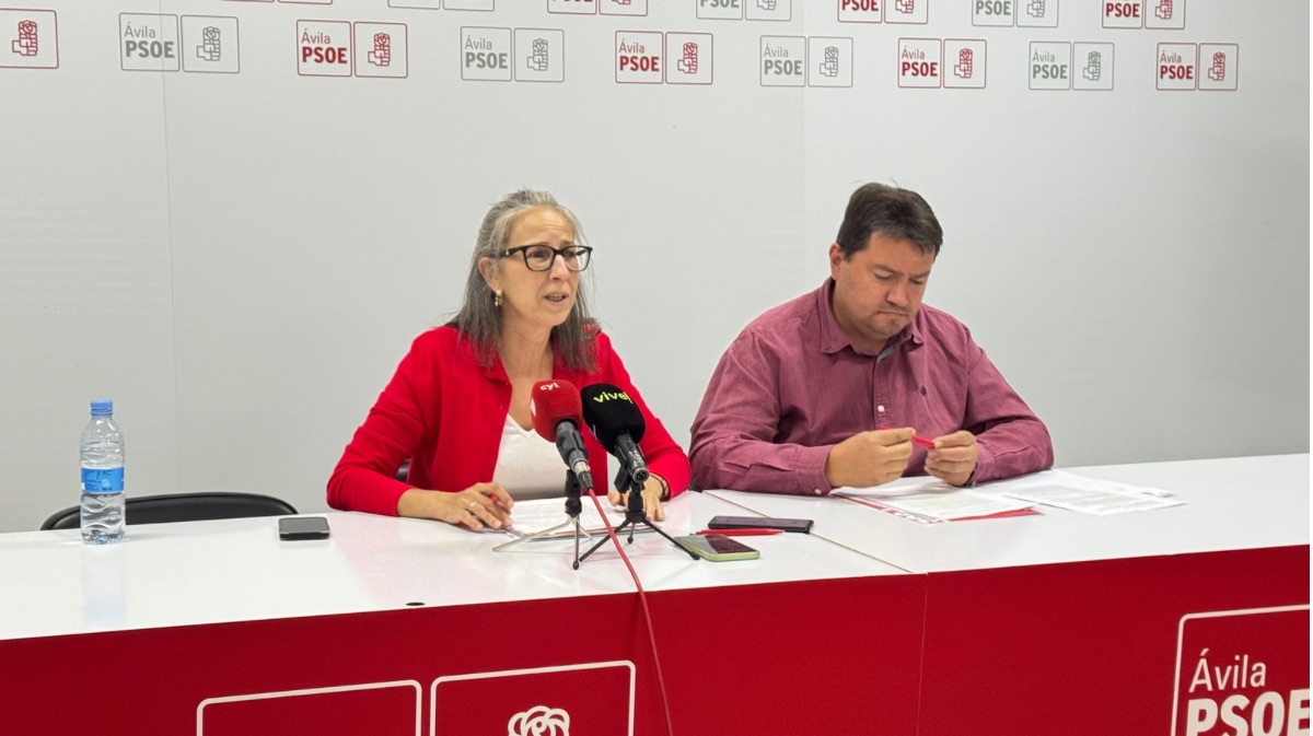 Mar&iacute;a del Carmen Iglesias e Iv&aacute;n Zazo, procuradores del PSOE
