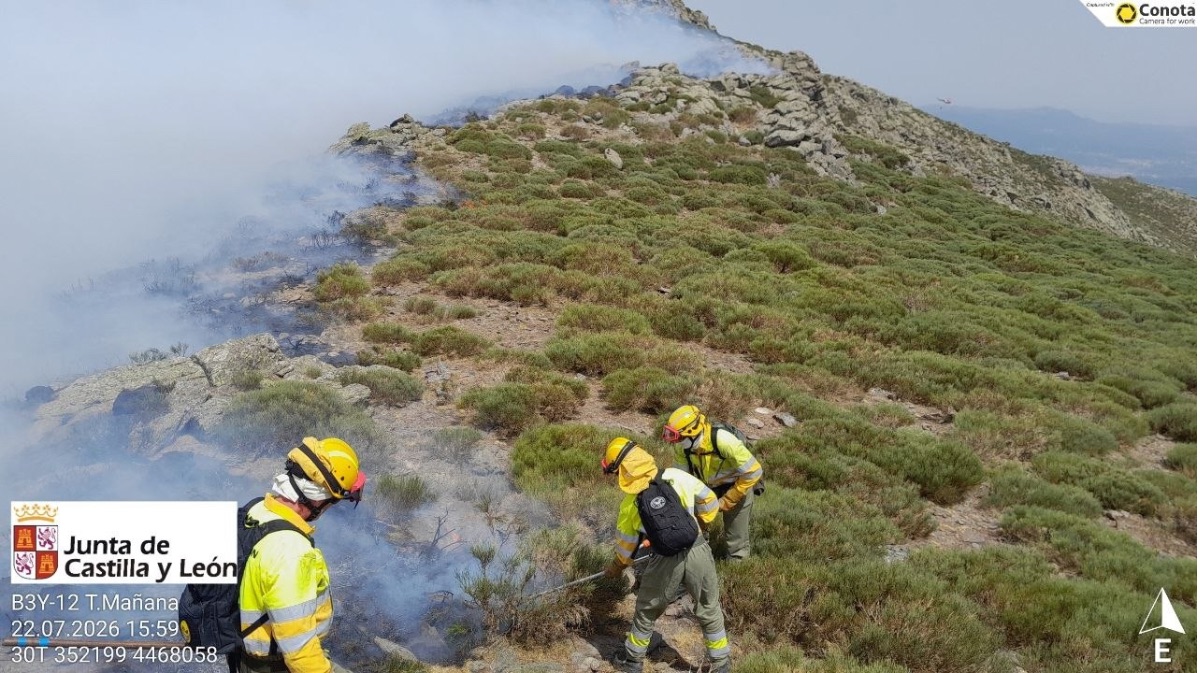 Incendio en Burgohondo declarado este mi&eacute;rcoles
