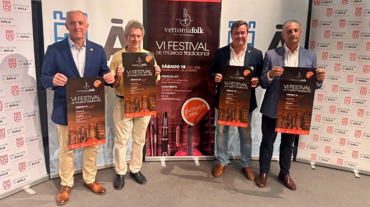 Presentaci&oacute;n del Festival Vettonia Folk, que se celebrar&aacute; en Navalmoral.