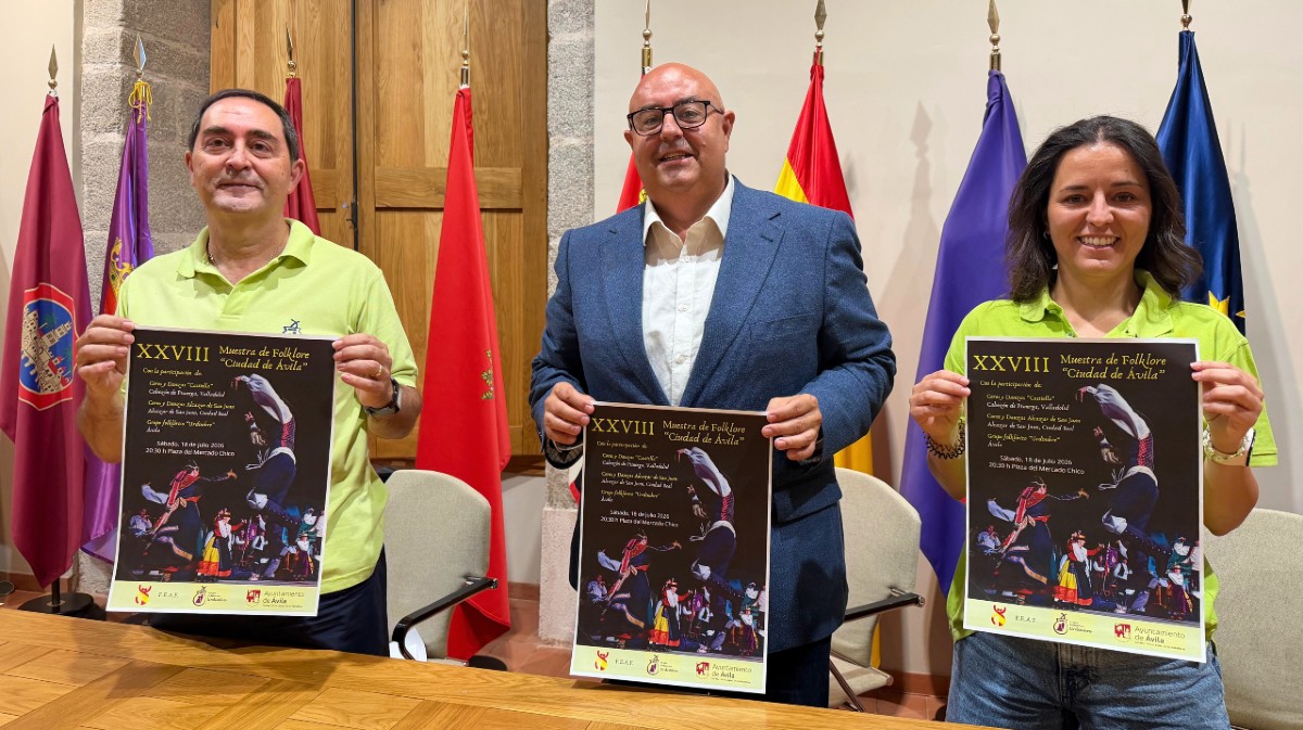 Presentaci&oacute;n de la Muestra de Folklore Ciudad de &Aacute;vila.