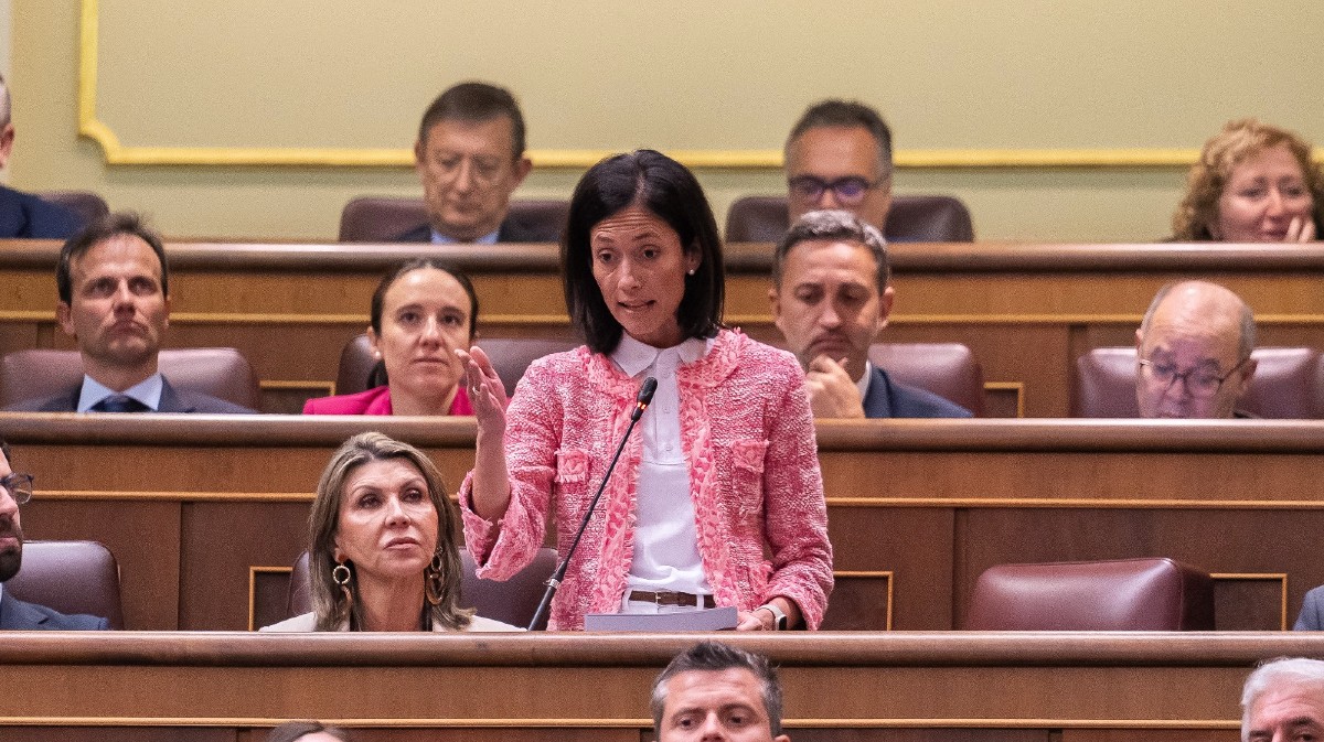 Patricia Rodr&iacute;giez Calleja en el Congreso de los Diputados.