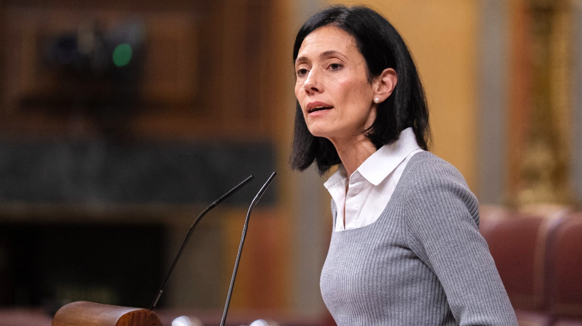 Patricia Rodr&iacute;guez Calleja en el Senado.