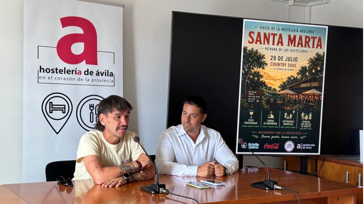 Juan Pablo L&oacute;pez, empresario, e Ismael Salgueiro, vicepresidente de la Federaci&oacute;n Abulense de Empresarios