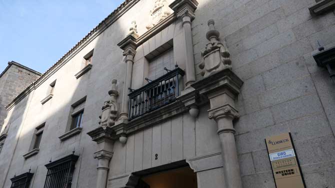 Oficina de Correos de &Aacute;vila.