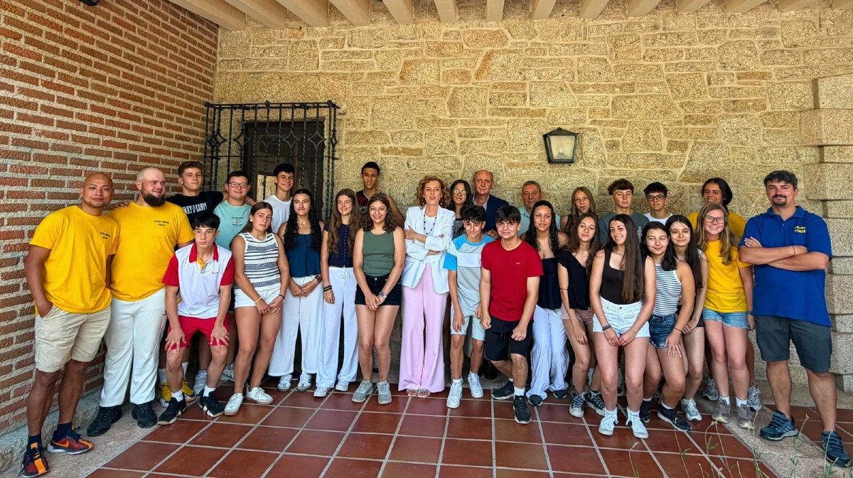 Alumnos del programa de inmersi&oacute;n ling&uuml;istica de Iberdrola.