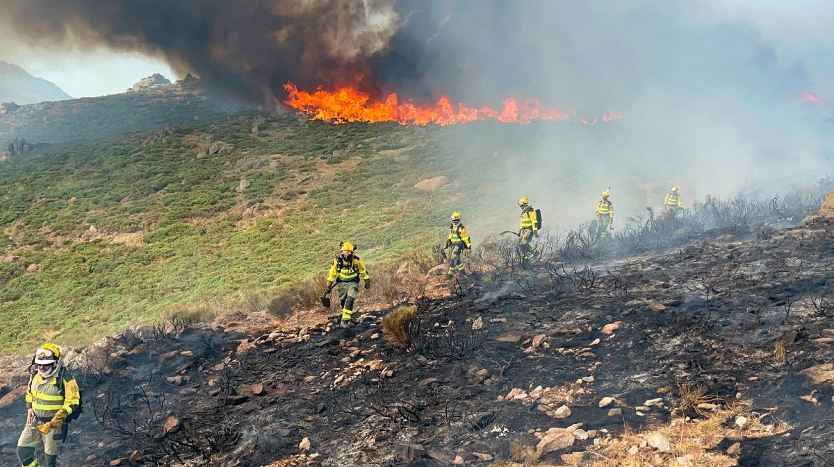 El incendio ha tenido una evolución 