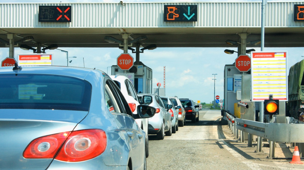 Peaje en una autopista.
