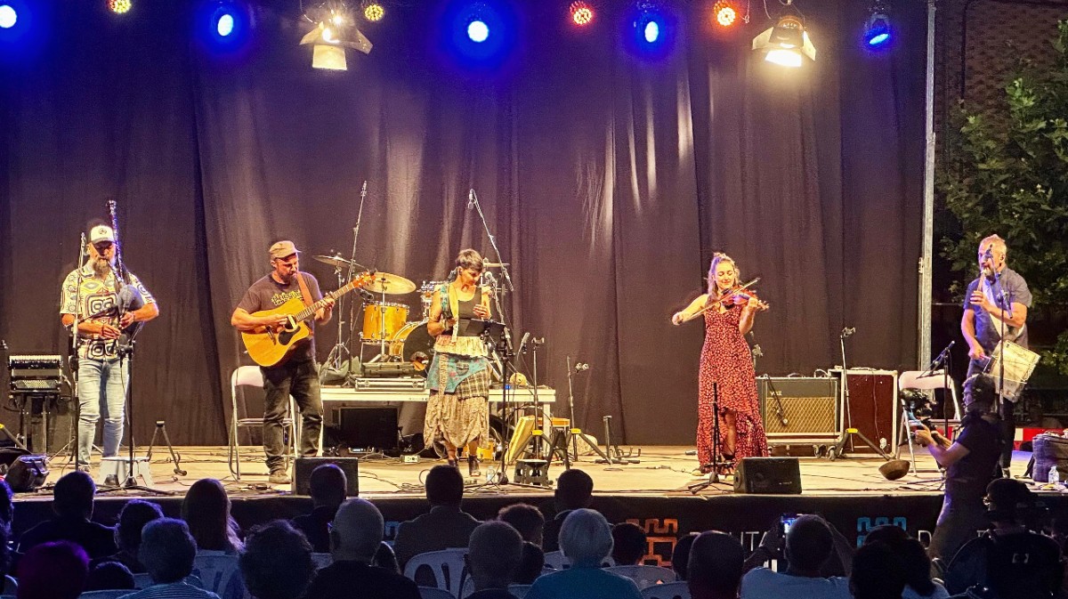 Folk On Crest en el Festival Vettonia Folk.
