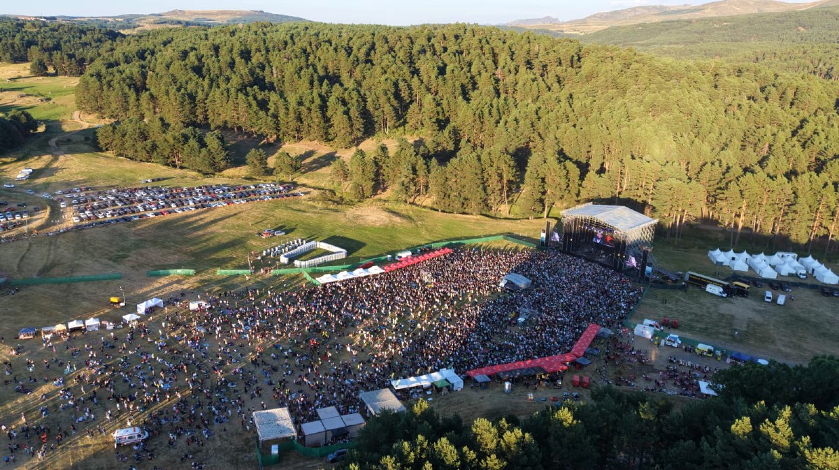 Vista a&eacute;rea del recinto de M&uacute;sicos en la Naturaleza
