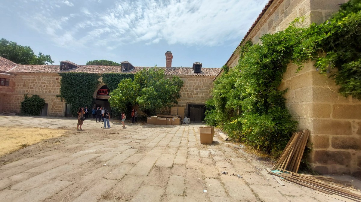 Obras en la finca El Quexigal para convertirla en hotel.