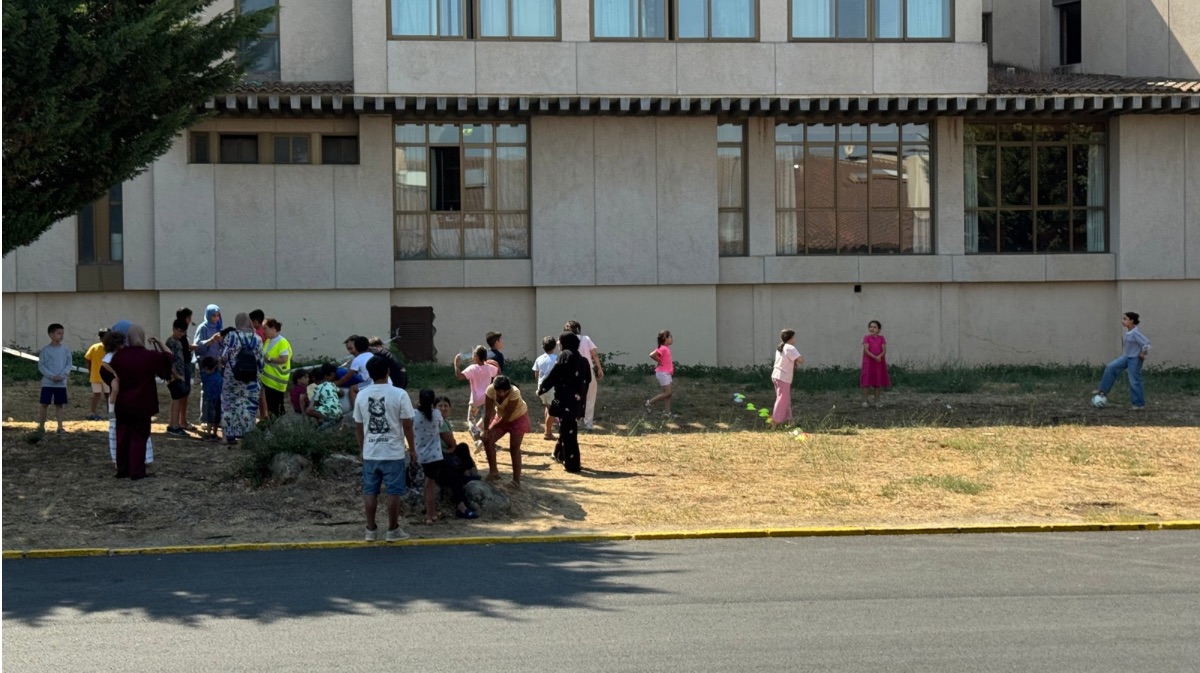 Evacuados en Hoyo de Pinares