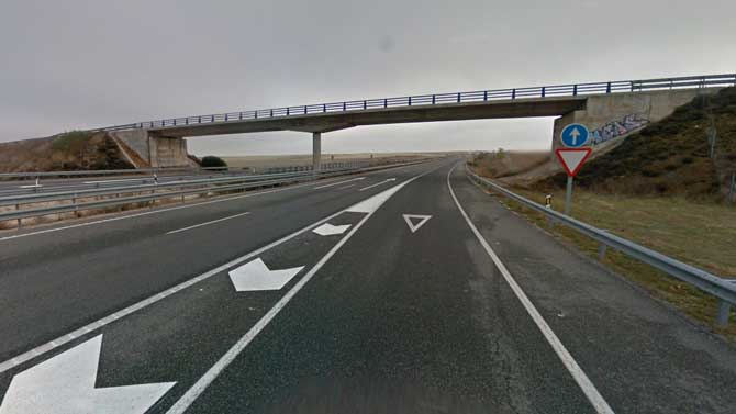 Autovía A-50 Ávila-Salamanca.