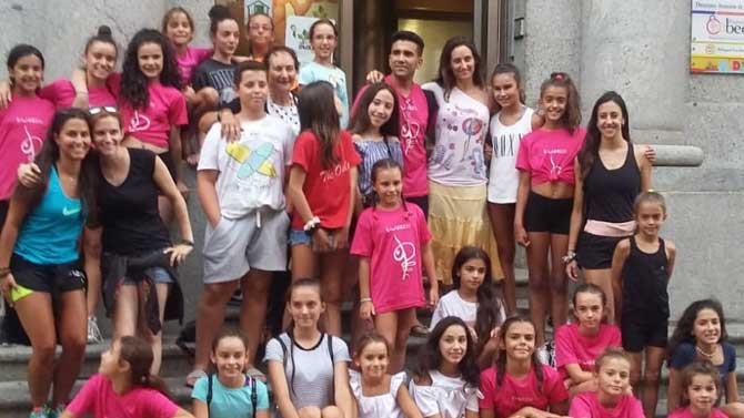 Concentración de gimnastas en Ávila.