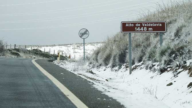 Alto de Valdelavía en la CL-505.