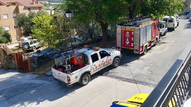 Vehículos de Protección Civil de La Adrada.