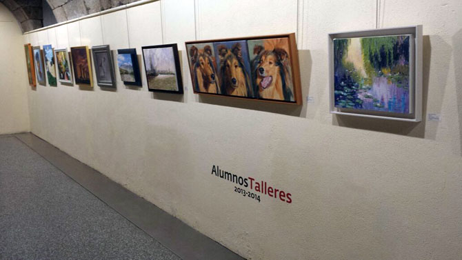 Exposición de alumnos de pintura de la Fundación Ávila.