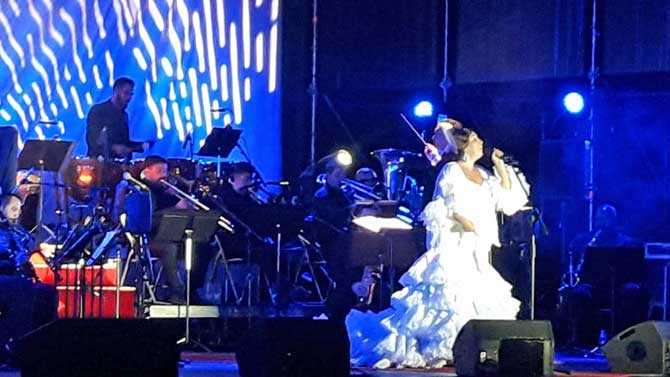 Estrella Morente en &Aacute;vila.