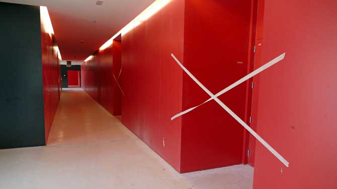 Interior de la nueva residencia juvenil en 2018.