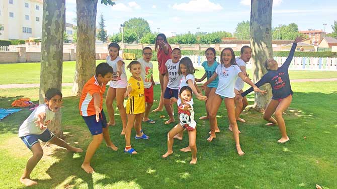Participantes en el Campus Urbano de Cáritas.