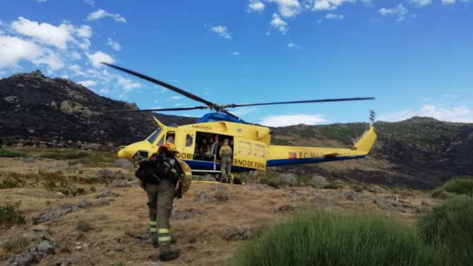 Incendio de Candeleda el fin de semana,